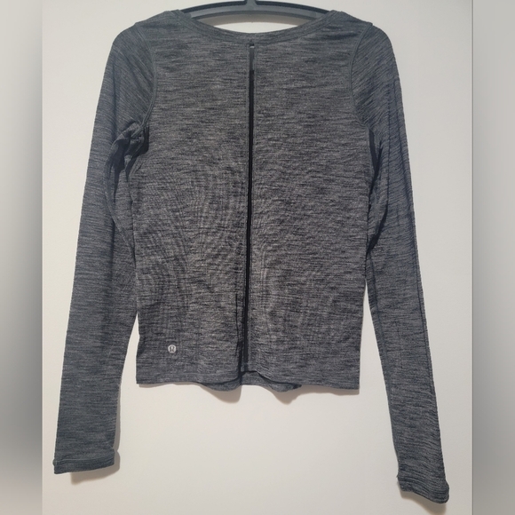 012- Lululemon Intensi-Tee Long SleeveHeathered Black / Black - Picture 8 of 8